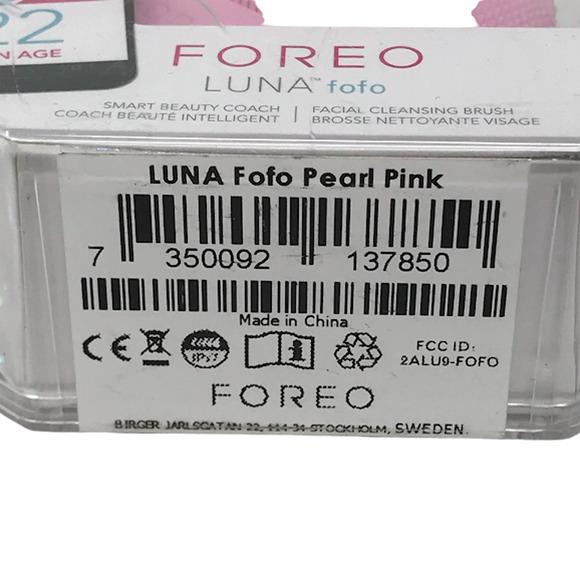 FOREO LUNA fofo Smart Facial Cleansing Brush and Skin Analyzer PEARL PINK - Picture 3 of 4
